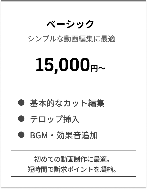 ベーシックプラン